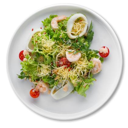 Салат с морепродуктами